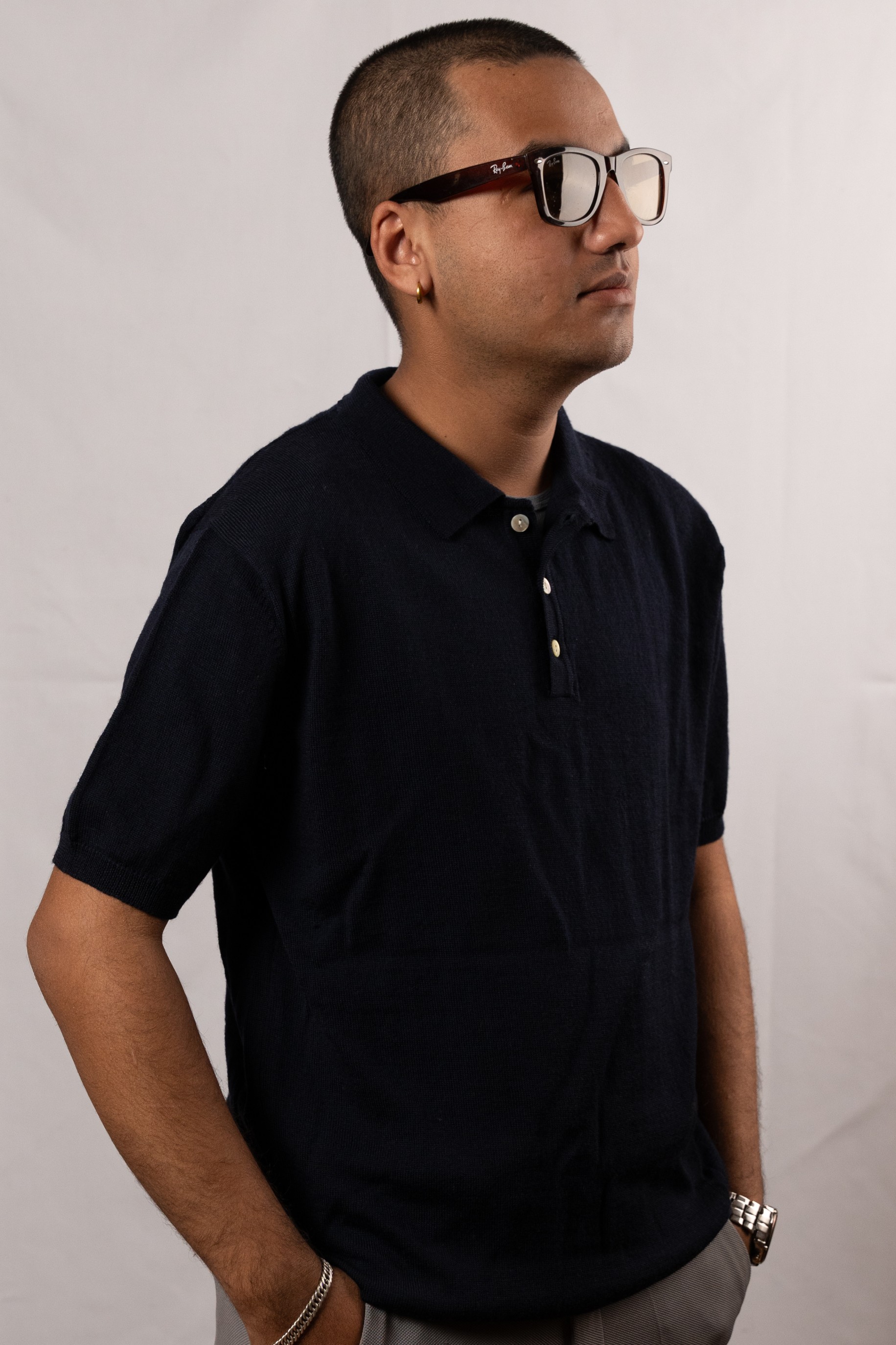  Cashmere polo neck man Sweater (3101)
